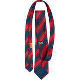 Hermès Striped H Emblem Pattern Silk Tie Krawatte
