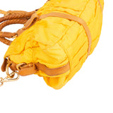 Prada Tessuto Gaufre Woven Handle Satchel Handbag
