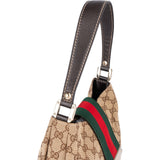 Gucci Monogram GG Sherry Line Web Handbag