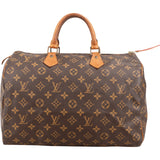 Louis Vuitton Monogram Canvas Speedy 35 Handbag