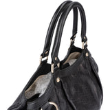 Gucci Noir Guccissima Leather Sukey Handbag