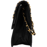 Chanel Quilted Lambskin 24K Gold Single Flap Shoulder Bag
