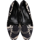 Hermès Equestrian Printed Loafers Flats (37)