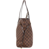 Louis Vuitton Monogram Damier Ebene Neverfull MM Shoulder Bag