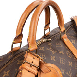 Louis Vuitton Monogram Canvas Keepall 60 Bandoulière Travel Bag