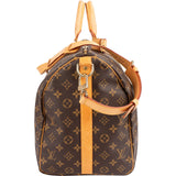 Louis Vuitton Monogram Canvas Keepall 50 Bandoulière Travel Bag