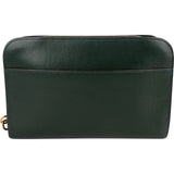 Louis Vuitton Green Taiga Leather Baikal Clutch Bag