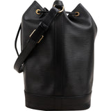 Louis Vuitton Noir Epi Leather Sac Noé Grande Shoulder Bag