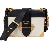 Prada Saffiano & Calfskin Leather Cahier Crossbody Bag