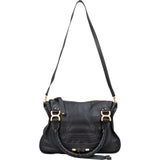 Chloé Grained Leather Medium Marcie Hobo Handbag