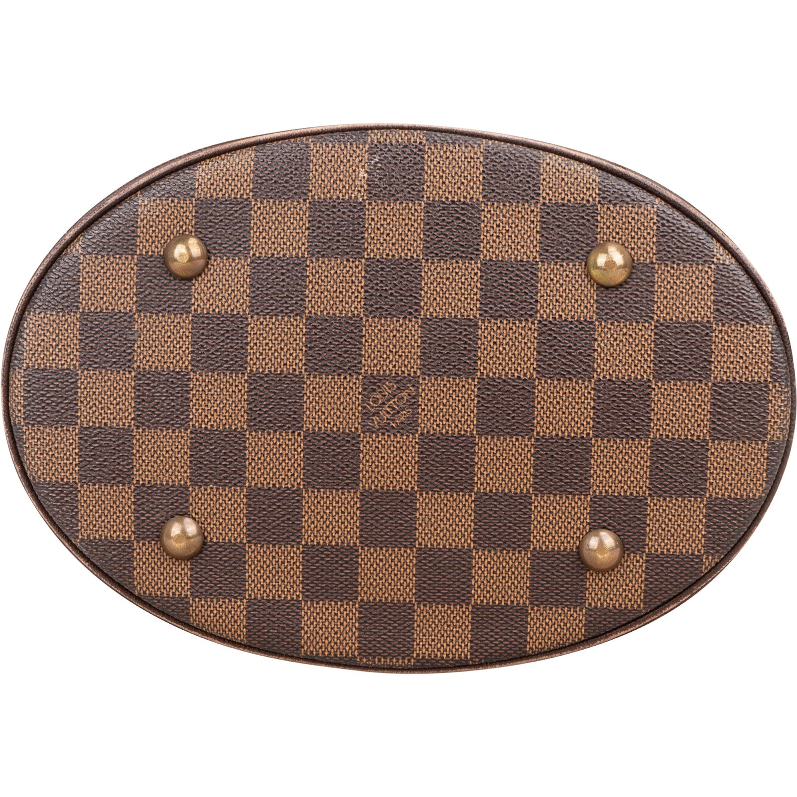 Louis Vuitton Monogram Damier Ebene Bucket PM Shoulder Bag - vintageandkickz