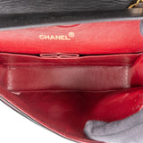 Chanel Quilted Lambskin Medium 24K Gold Double Flap Shoulder Bag