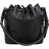 Louis Vuitton Noir Epi Leather NM Sac Noé Petit Shoulder Bag