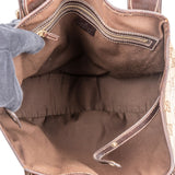 Gucci Monogram GG Canvas Babouska Indy Horsebit Tote Shoulder Bag