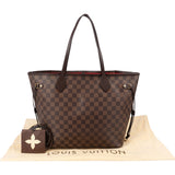 Louis Vuitton Monogram Damier Ebene Neverfull MM Shoulder Bag