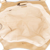 Gucci Monogram GG Canvas Metallic Leather Sukey Hobo Handbag
