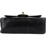 Chanel Quilted Lambskin 24K Gold Single Flap Crossbody Bag