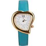Yves Saint Laurent Turquoise Leather Heart Women Watch 29962