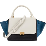 Céline Tricolor Leather Trapeze Handbag