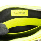 Balenciaga Neon Green Le Cagole XS Pochette Accessoires Shoulder Crossbody Bag