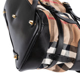Burberry Nova-Check Monogram Medium Bridle Tote Handbag