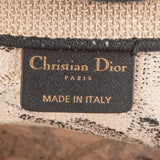 Christian Dior Embroidered Canvas Dioriviera Tropical Book Tote Handbag
