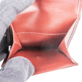 Cartier Bordeaux Leather Mini Wallet