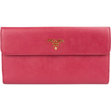 Prada Saffiano Leather Continental Flap Wallet