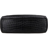 Saint Laurent Croc-Embossed Leather Niki Chain Crossbody Bag