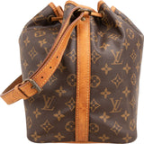 Louis Vuitton Monogram Canvas Sac Noé Petit Shoulder Bag