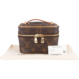 Louis Vuitton Monogram Canvas Nice Nano Vanity Handbag
