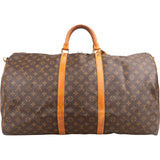 Louis Vuitton Monogram Canvas Keepall 60 Bandoulière Travel Bag