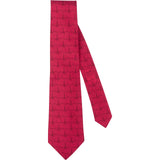 Hermès EuroPCR 2005 Eiffel Tower EKG  Print Silk Tie Krawatte