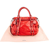 Miu Miu Vitello Lux Leather Bow Handbag