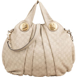 Gucci Guccissima Leather Hysteria Top Handle Hobo Handbag
