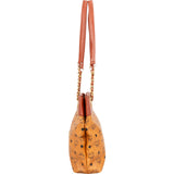 MCM Monogram Visetos Chain Tote Shoulder Bag