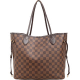 Louis Vuitton Monogram Damier Ebene Canvas Neverfull MM Shoulder Bag