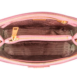 Prada Pink Saffiano Lux Mini Promenade Bag Handbag