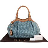 Gucci Monogram GG Denim Sukey Handbag