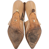 Christian Dior Nude Patent Leather J'Adior Slingback Pumps (36)