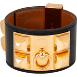 Hermès Gold Tone Collier de Chien Bracelet
