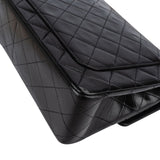 Chanel Quilted Lambskin 24K Double Flap Shoulder Bag