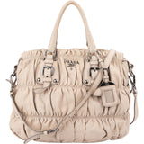 Prada Nappa Leather Gaufre Satchel Handbag