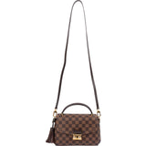 Louis Vuitton Monogram Damier Ebene Croisette Handbag