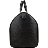 Louis Vuitton Noir Epi Leather Speedy 30 Handbag