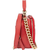 Chanel Red Quilted Lambskin Top Handle Vanity Case Crossbody Bag