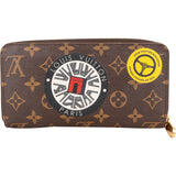 Louis Vuitton Monogram Canvas Illustre World Tour Race Zippy Wallet
