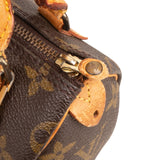 Louis Vuitton Monogram Canvas Mini Speedy Crossbody Handbag