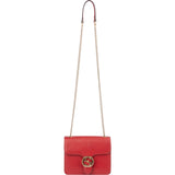 Gucci Grained Leather Interlocking GG Small Crossbody Bag