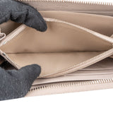 Fendi Leather Flowerland Zip Around Wallet